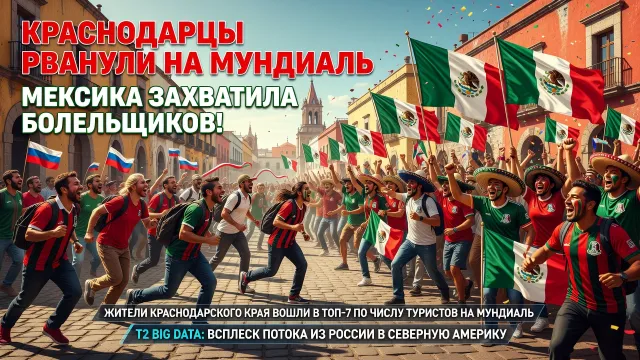 Краснодарцы рванули на мундиаль. Мексика захватила болельщиков!